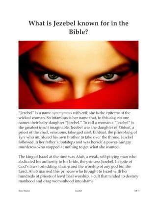 what is a jezebel slang|jezebel in the name of god.